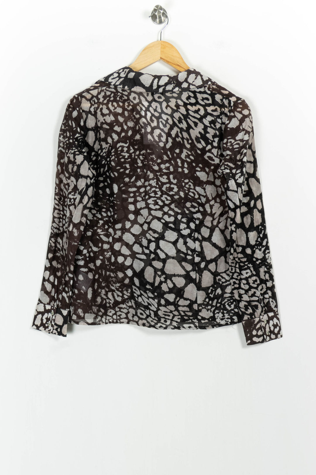 Chemise Grise et Noire - Taille L/40 de la marque Maison 123 | PARAD103270 - Vendu par Paradigme - Image 4