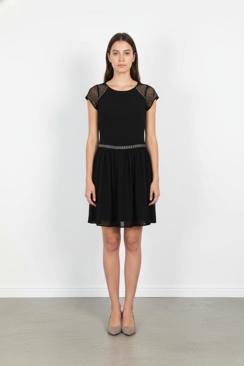 Robe Noire - Taille S/36 de la marque La Petite Etoile | PARAD103272 - Vendu par Paradigme - Image 1