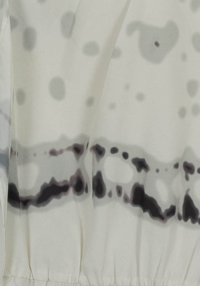 Robe Midi Blanche et Noire - Taille M/38 de la marque Sud express | PARAD103276 - Vendu par Paradigme - Image 3