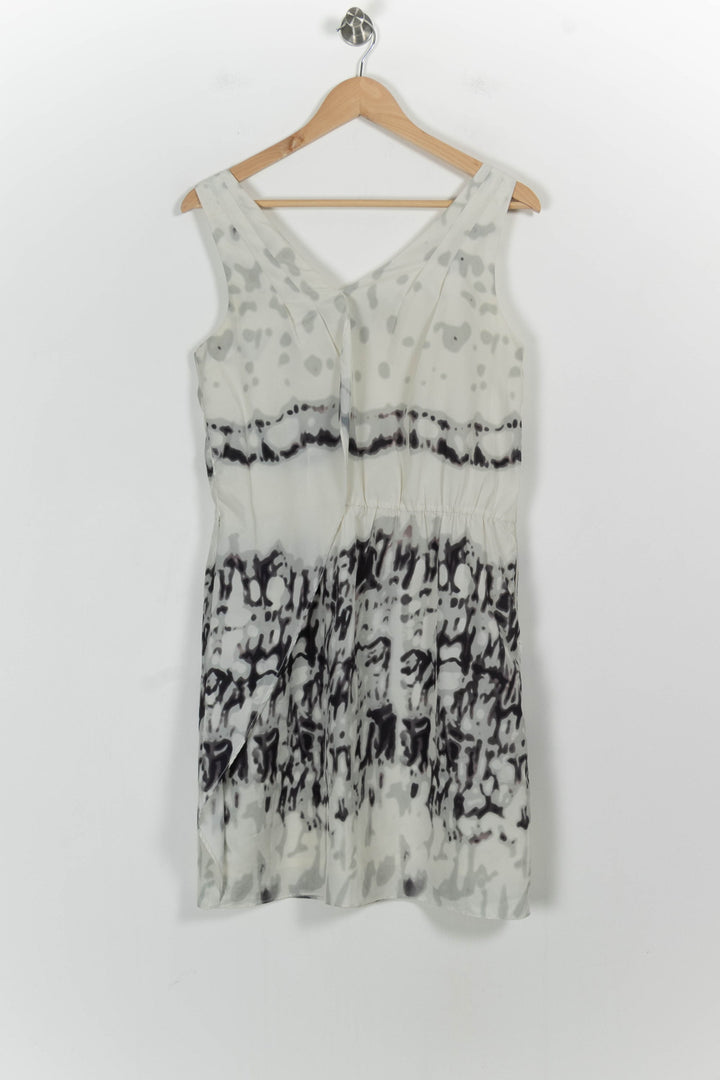 Robe Midi Blanche et Noire - Taille M/38 de la marque Sud express | PARAD103276 - Vendu par Paradigme - Image 2