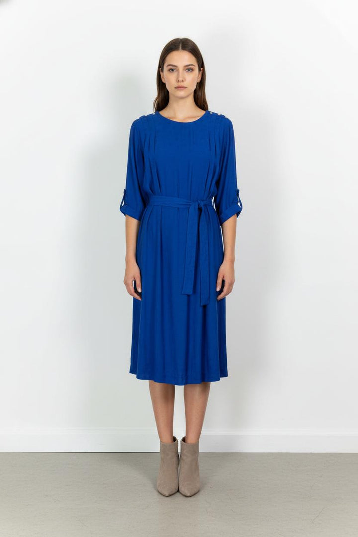 Robe Midi Bleue - Taille M/38 de la marque IKKS | PARAD103292 - Vendu par Paradigme - Image 1