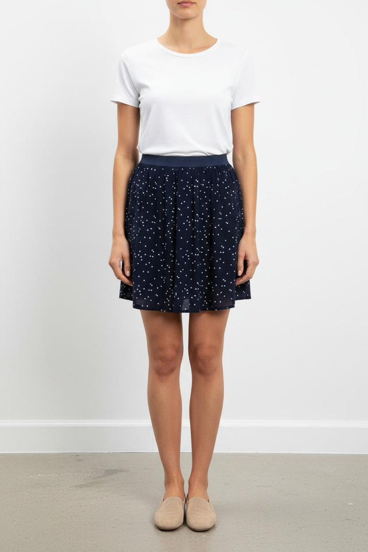 Jupe Plissée Bleue et Blanche - Taille M/38 de la marque Marie Sixtine | PARAD103293 - Vendu par Paradigme - Image 1