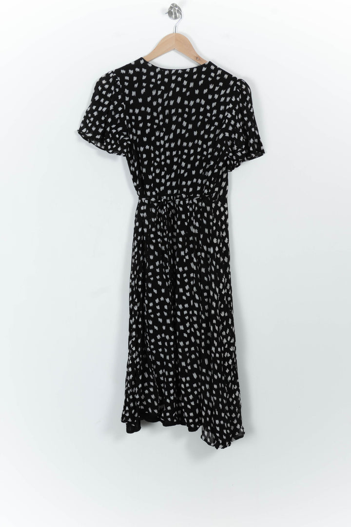 Robe Midi Noire et Blanche - Taille S/36 de la marque Sud express | PARAD103295 - Vendu par Paradigme - Image 4