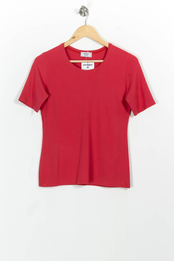 T-shirt Rose - Taille M/38 de la marque Weill | PARAD103296 - Vendu par Paradigme - Image 2