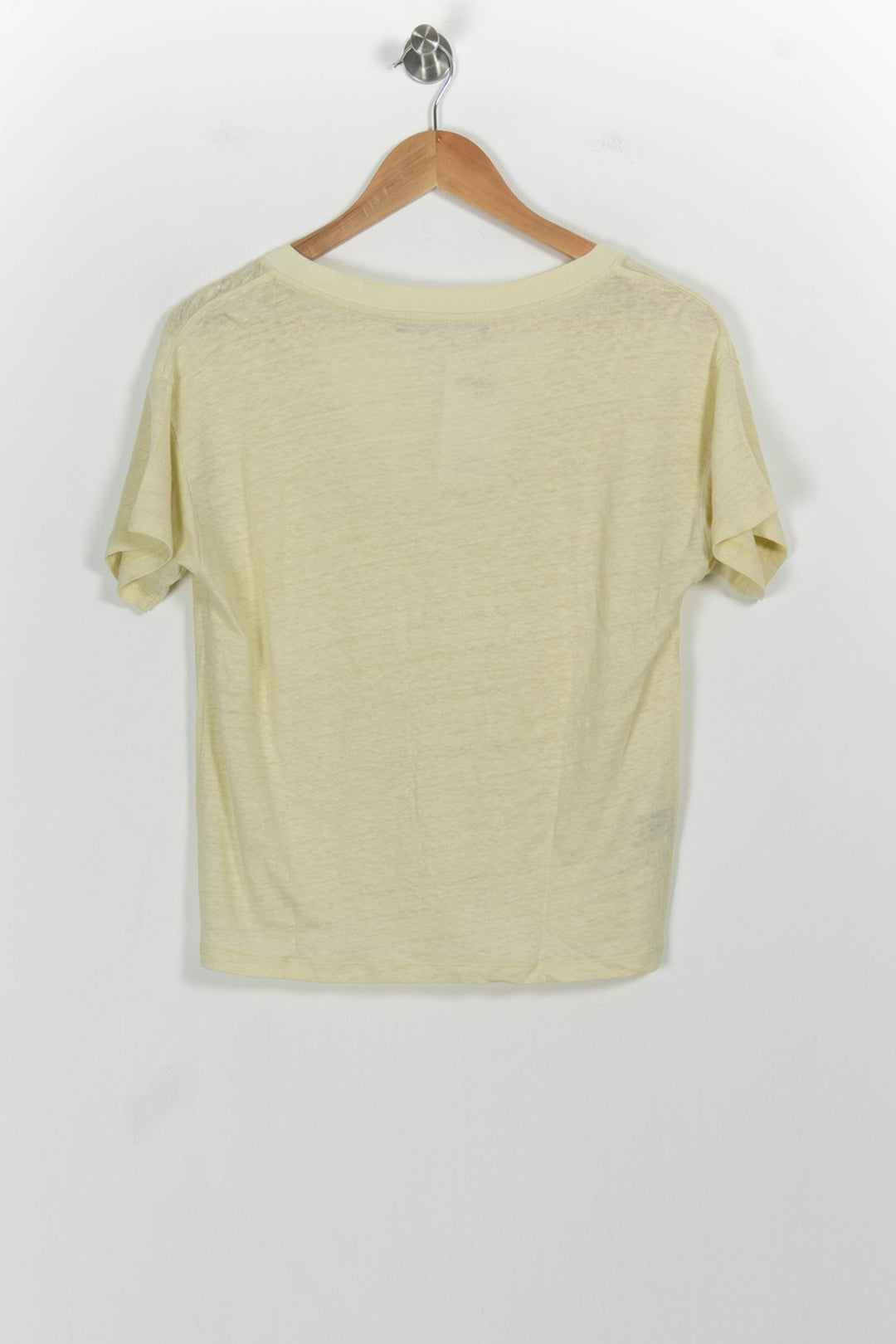 Tee-shirt Jaune - Taille M/38 de la marque Comptoir des Cotonniers | PARAD103297 - Vendu par Paradigme - Image 4