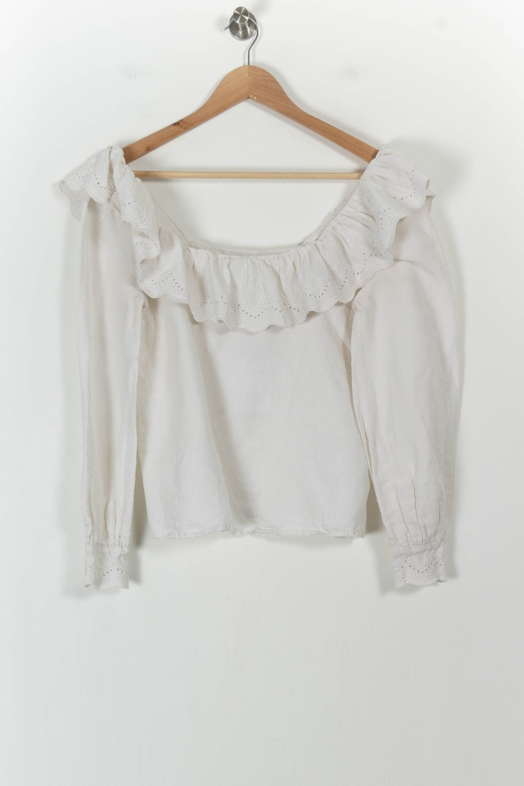 Blouse Blanche - Taille S/36 de la marque Sézane | PARAD103298 - Vendu par Paradigme - Image 2