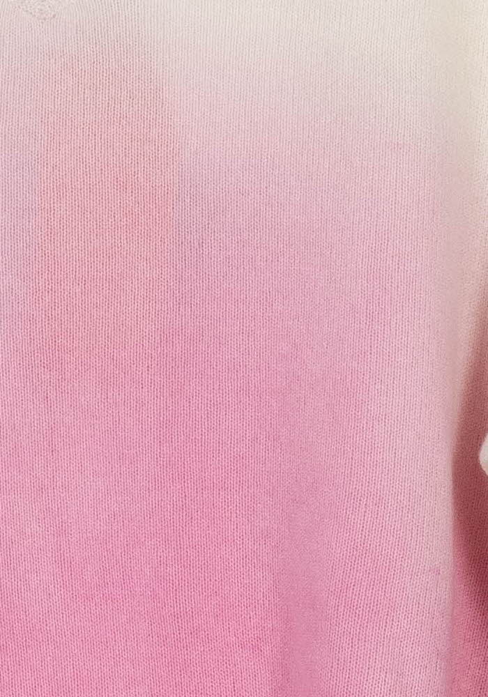 Pull Rose et Blanc - Taille S/36 de la marque Absolut Cashmere | PARAD103302 - Vendu par Paradigme - Image 3