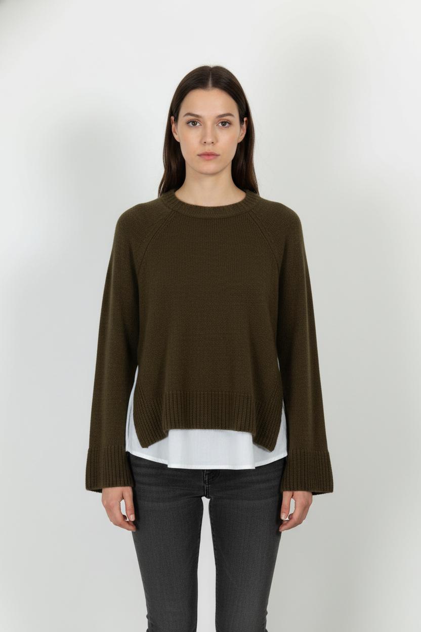 Pull Vert - Taille L/40 de la marque Humility | PARAD103306 - Vendu par Paradigme - Image 1