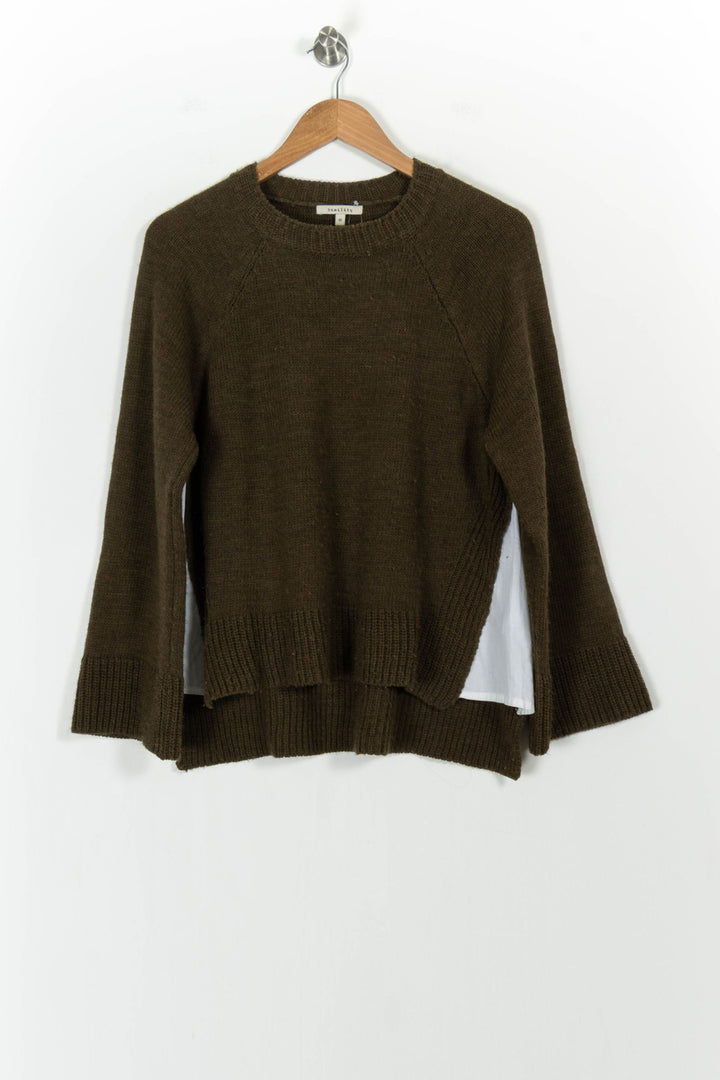 Pull Vert - Taille L/40 de la marque Humility | PARAD103306 - Vendu par Paradigme - Image 2