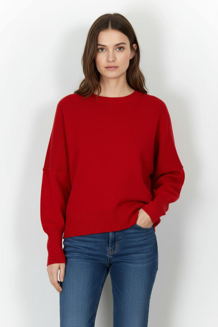 Pull Rouge - Taille M/38 de la marque IKKS | PARAD103308 - Vendu par Paradigme - Image 1