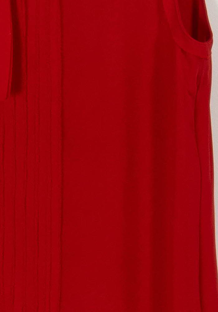 Top Sans Manches Rouge - Taille M/38 de la marque Weill | PARAD103310 - Vendu par Paradigme - Image 3