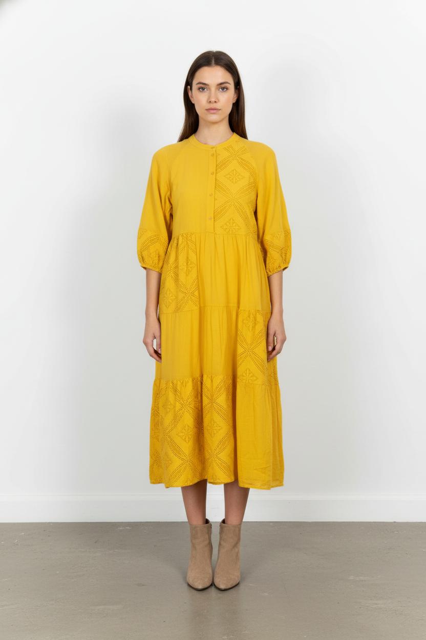 Robe Longue Jaune - Taille M/38 de la marque Humility | PARAD103312 - Vendu par Paradigme - Image 1