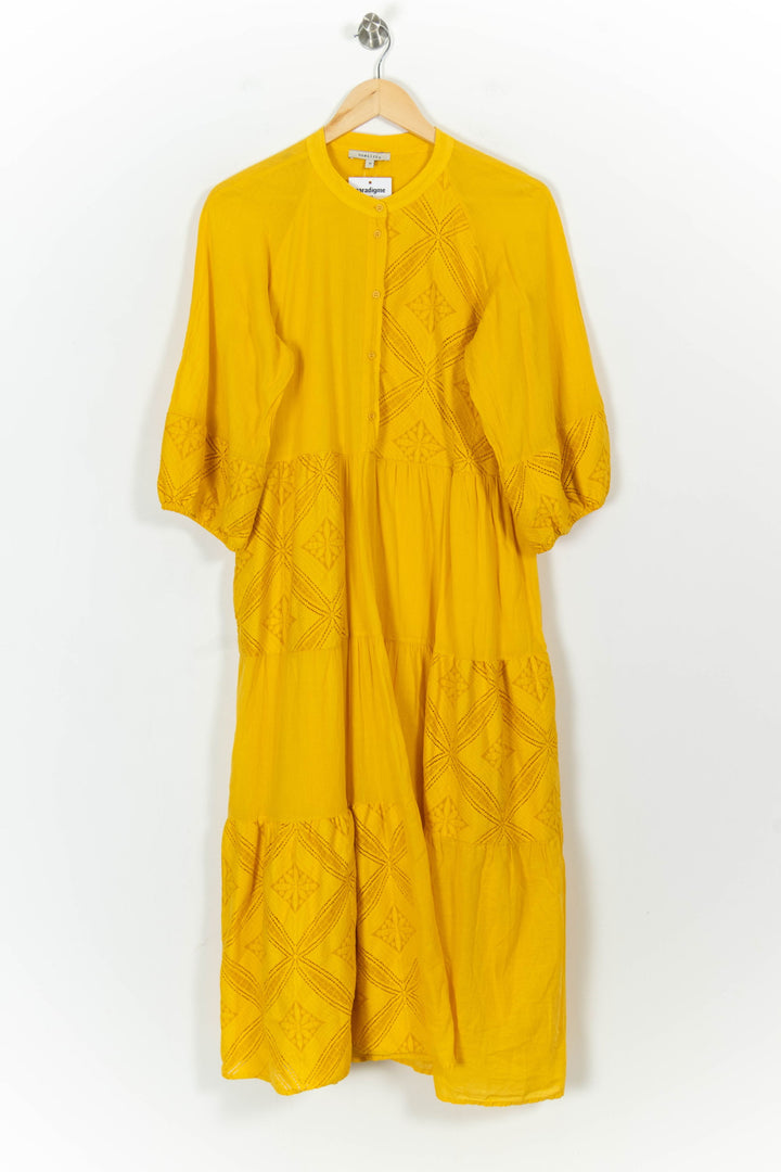 Robe Longue Jaune - Taille M/38 de la marque Humility | PARAD103312 - Vendu par Paradigme - Image 2