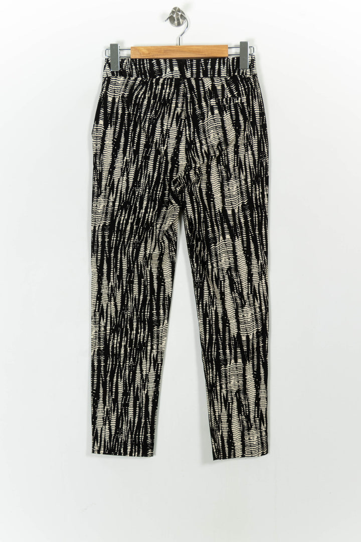 Pantalon Noir et Blanc - Taille S/36 de la marque La Fée Maraboutée | PARAD103315 - Vendu par Paradigme - Image 4