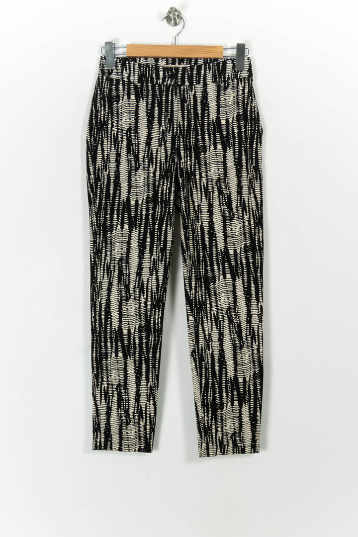 Pantalon Noir et Blanc - Taille S/36 de la marque La Fée Maraboutée | PARAD103315 - Vendu par Paradigme - Image 2