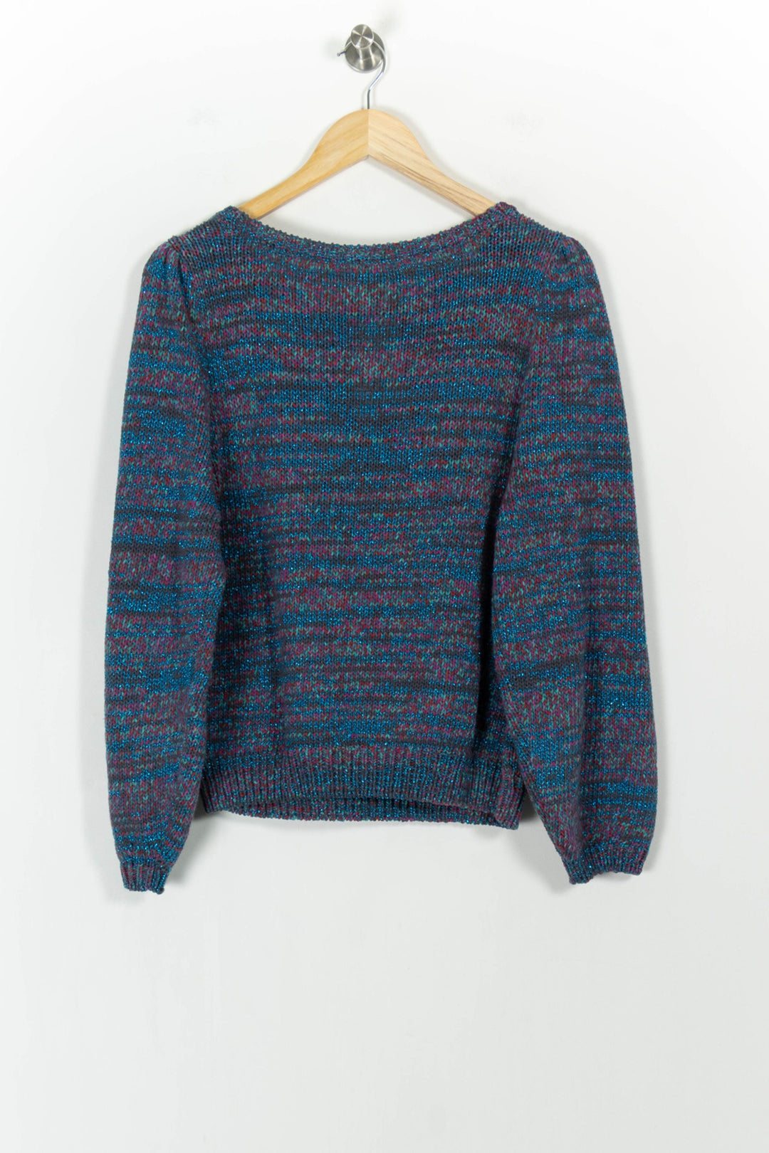 Pull Bleu et Violet - Taille M/38 de la marque Des petits hauts | PARAD103320 - Vendu par Paradigme - Image 4
