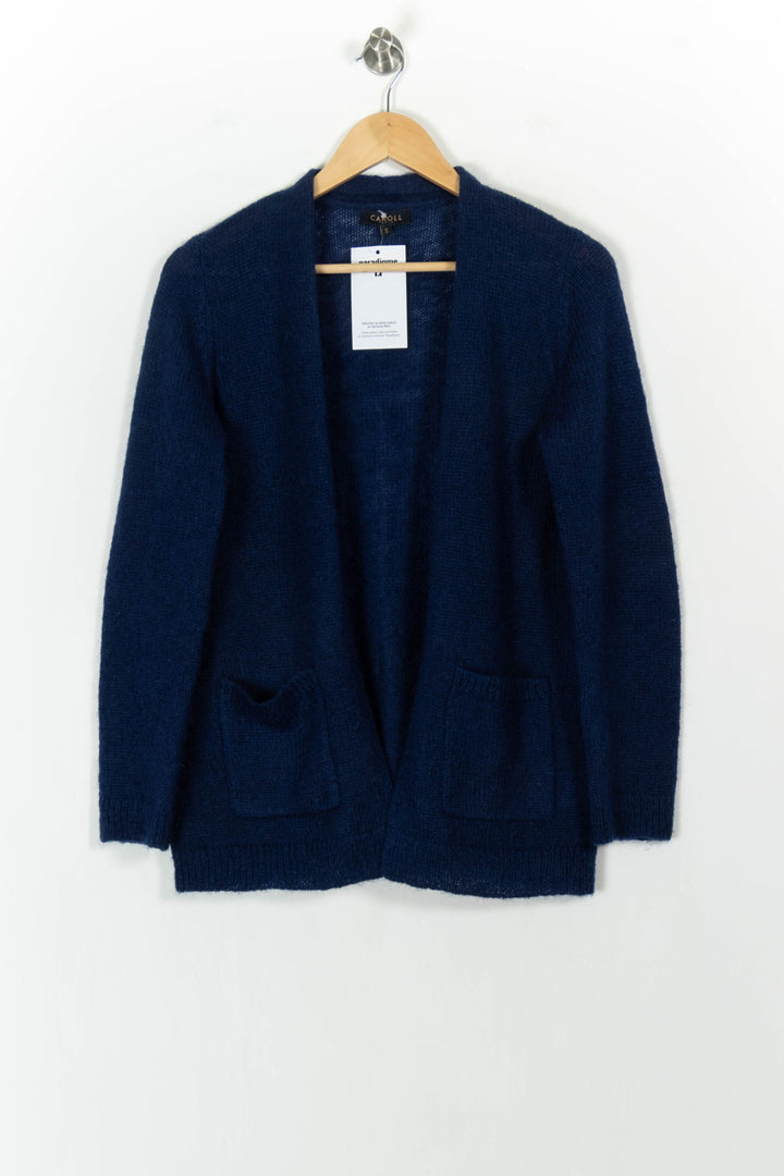 Cardigan Bleu - Taille S/36 de la marque Caroll | PARAD103321 - Vendu par Paradigme - Image 2