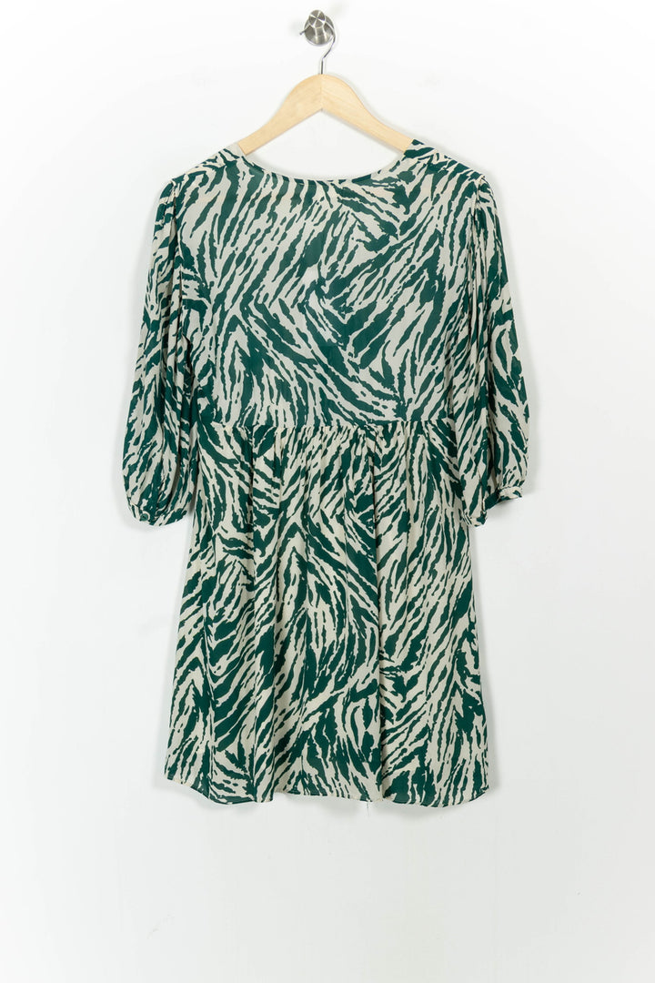 Robe Courte Verte et Blanche - Taille XS/34 de la marque ba&sh | PARAD103326 - Vendu par Paradigme - Image 4