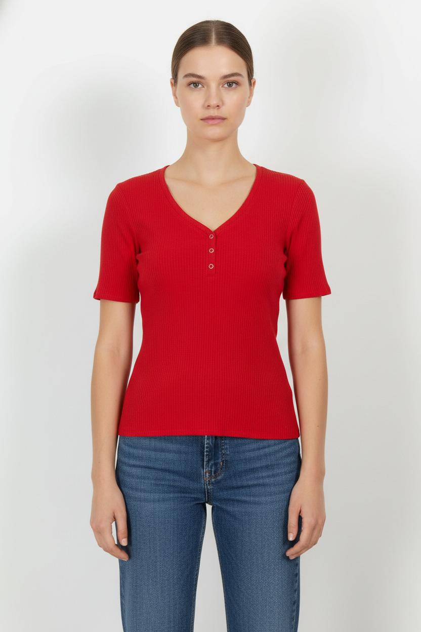 Top Rouge - Taille M/38 de la marque Marie Sixtine | PARAD103329 - Vendu par Paradigme - Image 1