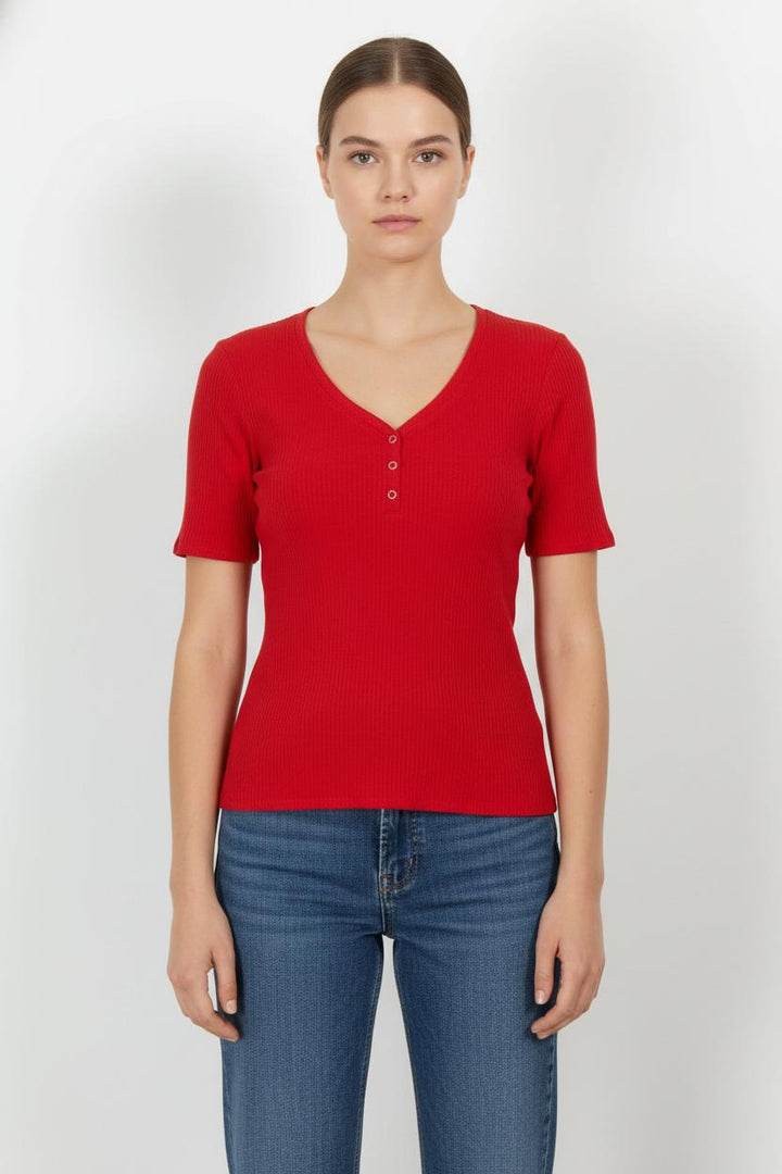 Top Rouge - Taille M/38 de la marque Marie Sixtine | PARAD103329 - Vendu par Paradigme - Image 1