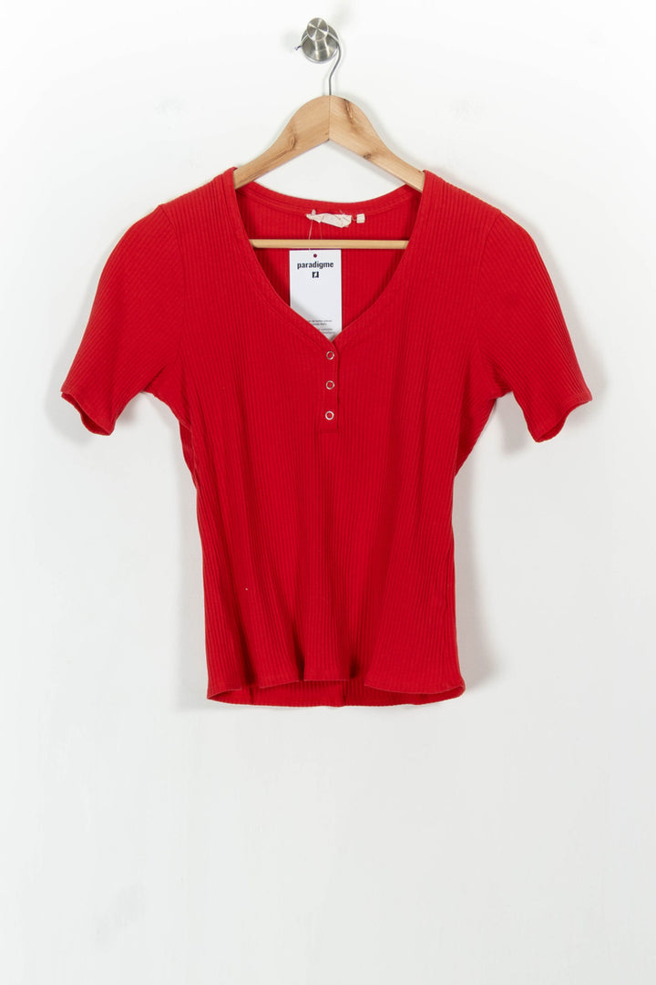 Top Rouge - Taille M/38 de la marque Marie Sixtine | PARAD103329 - Vendu par Paradigme - Image 2