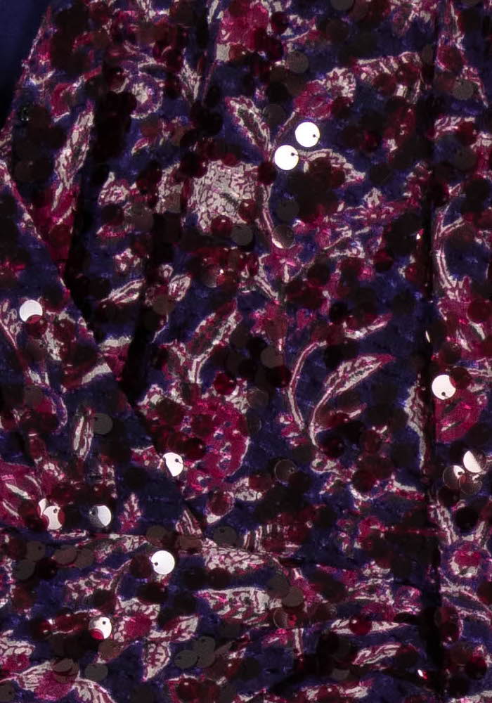 Robe Portefeuille Violette et Rose - Taille M/38 de la marque ba&sh | PARAD103331 - Vendu par Paradigme - Image 3