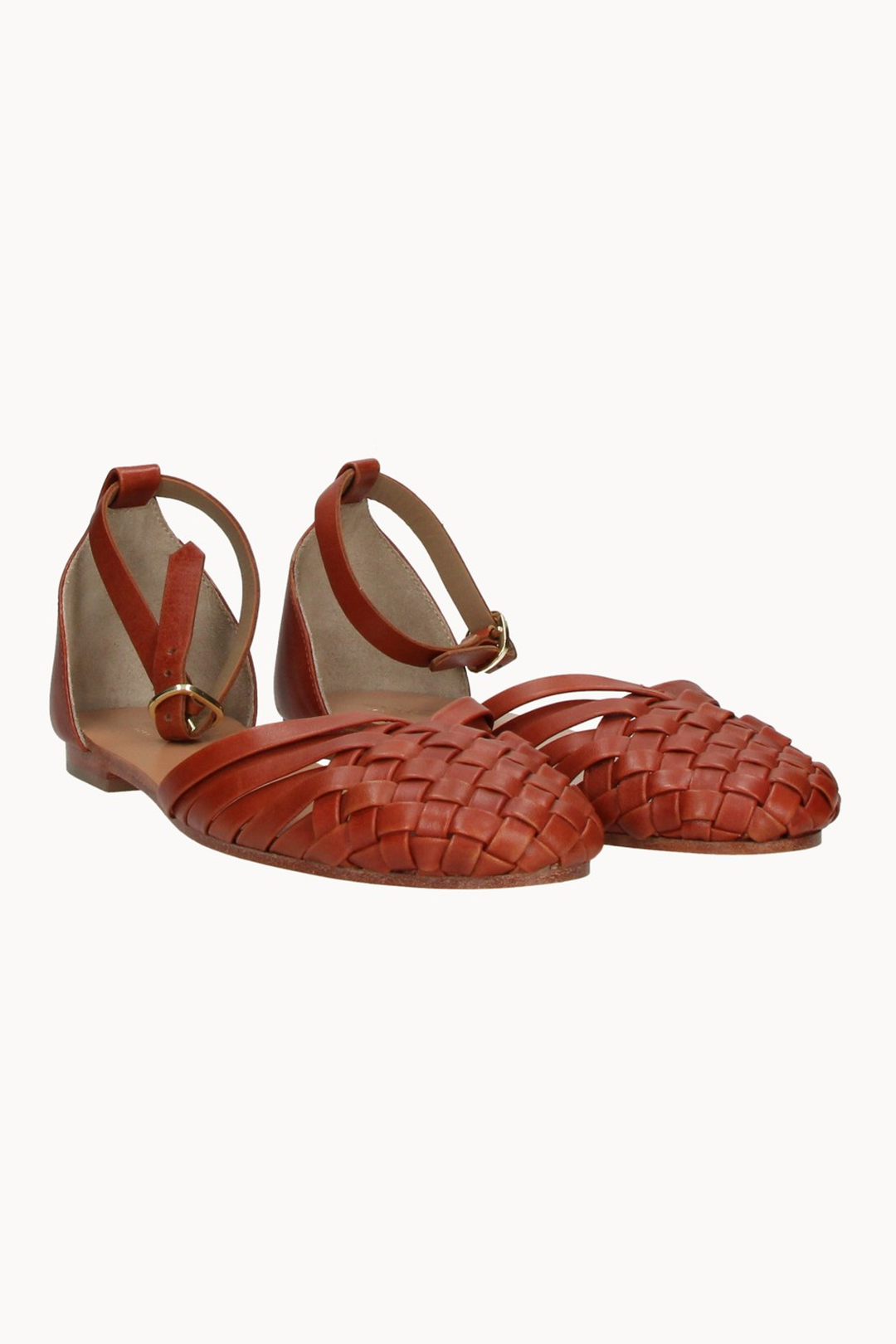 Sandales Marron - Taille L/40 de la marque Petite Mendigote | PARAD103333 - Vendu par Paradigme - Image 4