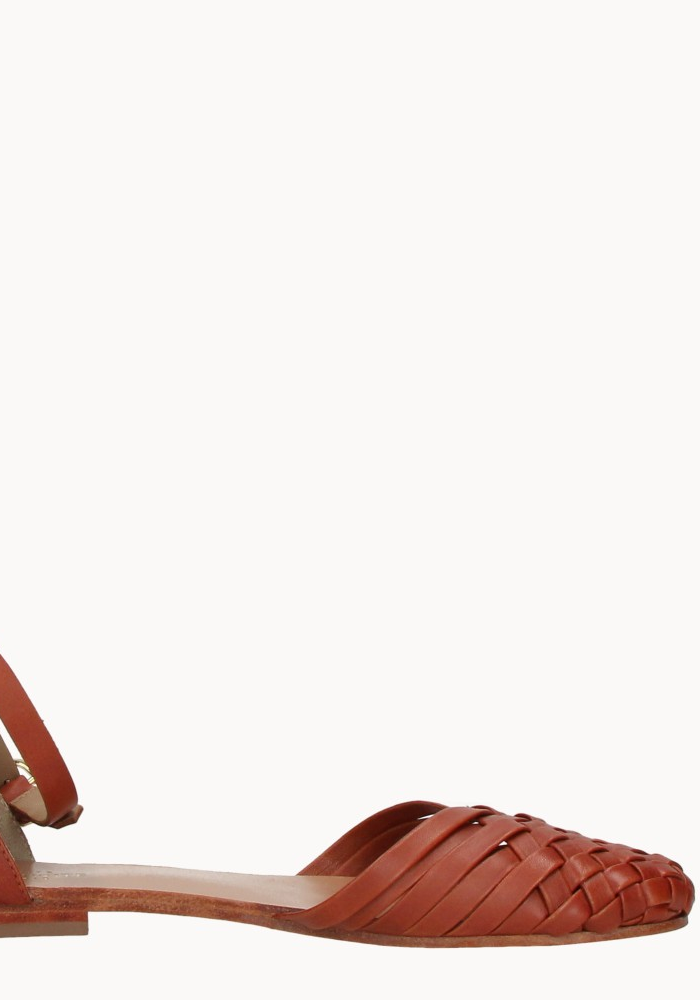 Sandales Marron - Taille L/40 de la marque Petite Mendigote | PARAD103333 - Vendu par Paradigme - Image 3