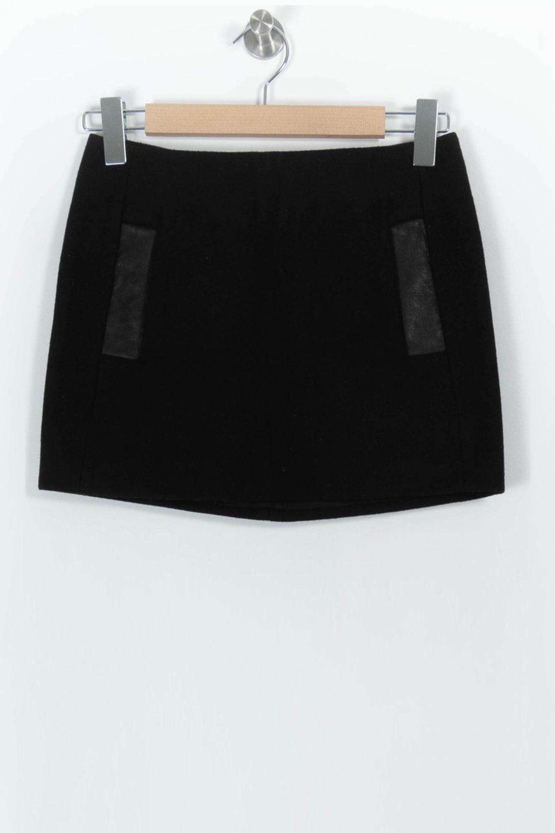 Jupe Courte Noire - Taille S/36 de la marque Maje | PARAD103335 - Vendu par Paradigme - Image 2