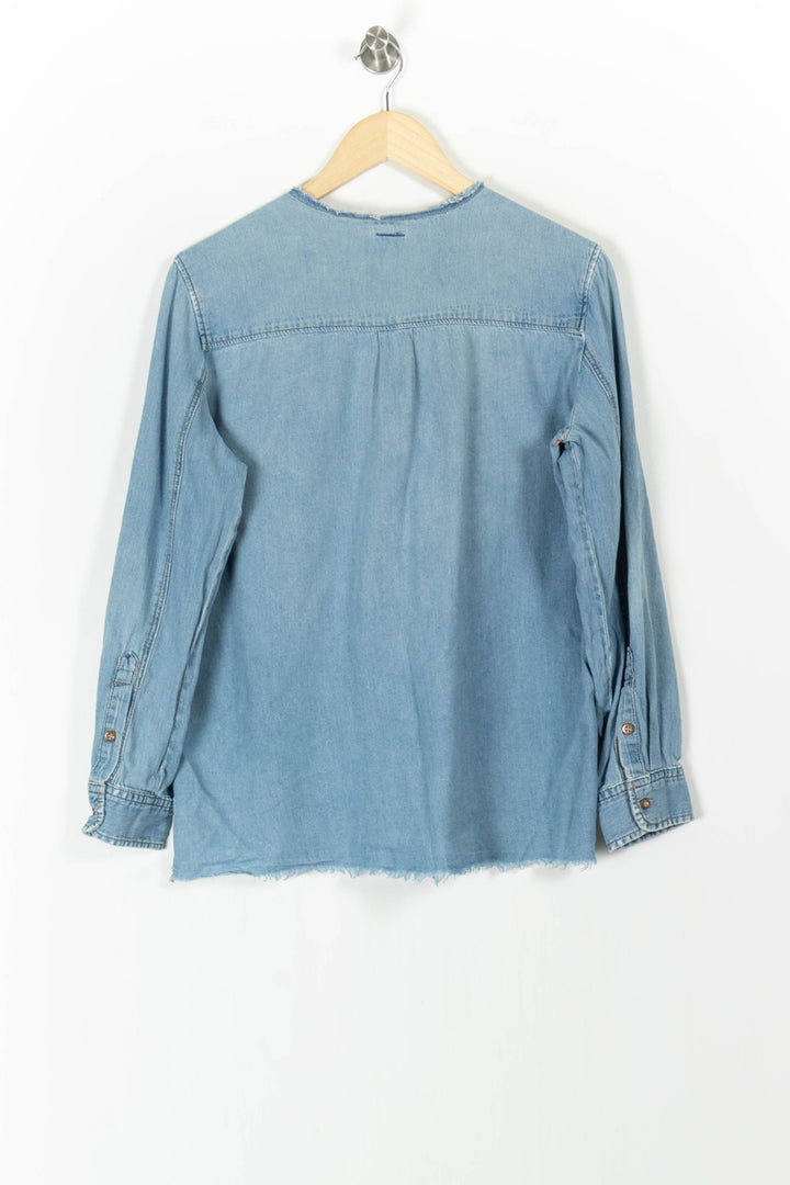 Chemise en Jean Bleue - Taille L/40 de la marque Lee | PARAD103341 - Vendu par Paradigme - Image 4