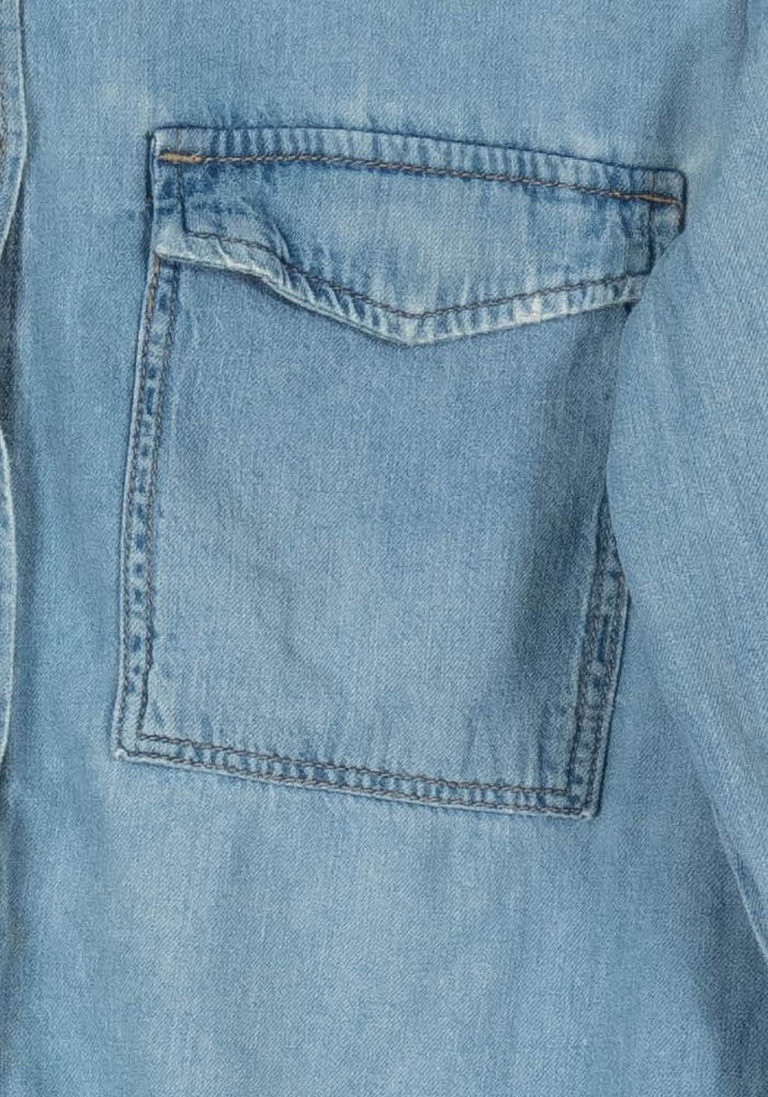 Chemise en Jean Bleue - Taille L/40 de la marque Lee | PARAD103341 - Vendu par Paradigme - Image 3