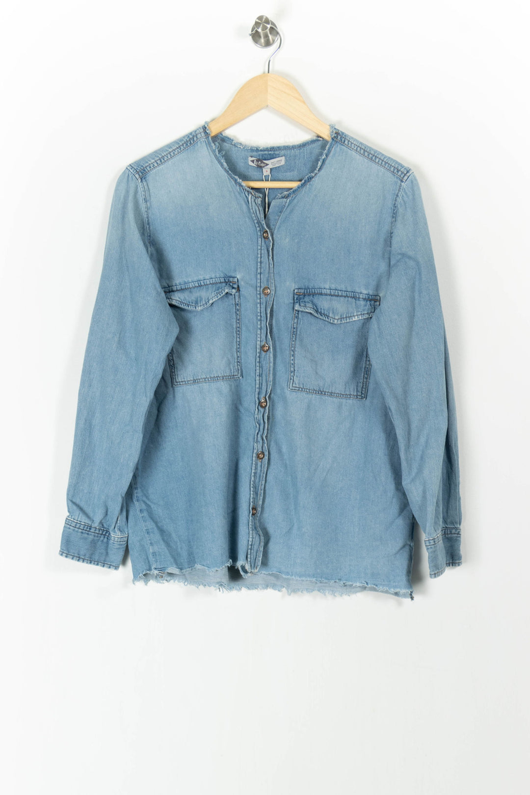 Chemise en Jean Bleue - Taille L/40 de la marque Lee | PARAD103341 - Vendu par Paradigme - Image 2