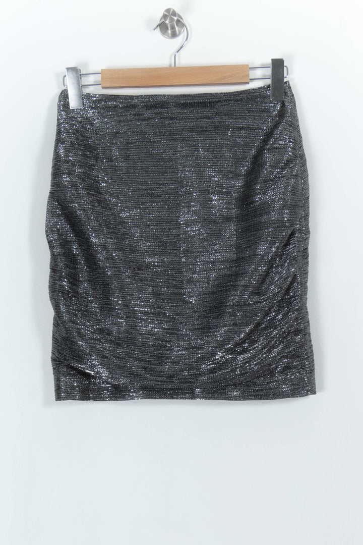 Jupe Courte Noire - Taille L/40 de la marque Maje | PARAD103352 - Vendu par Paradigme - Image 4