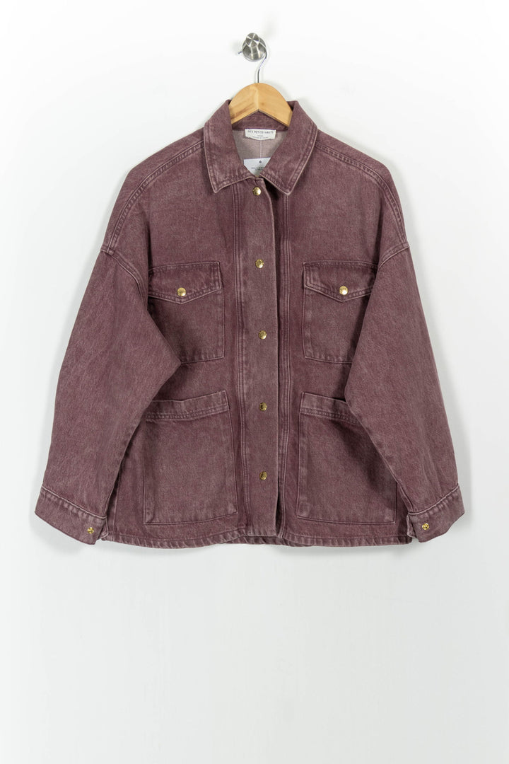 Veste en Jean Rose - Taille S/36 de la marque Des petits hauts | PARAD103368 - Vendu par Paradigme - Image 2