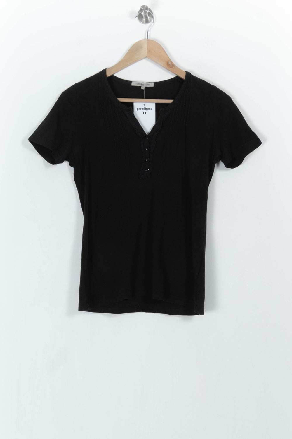 Tee-shirt Noir - Taille S/36 de la marque Gerard Darel | PARAD103377 - Vendu par Paradigme - Image 2