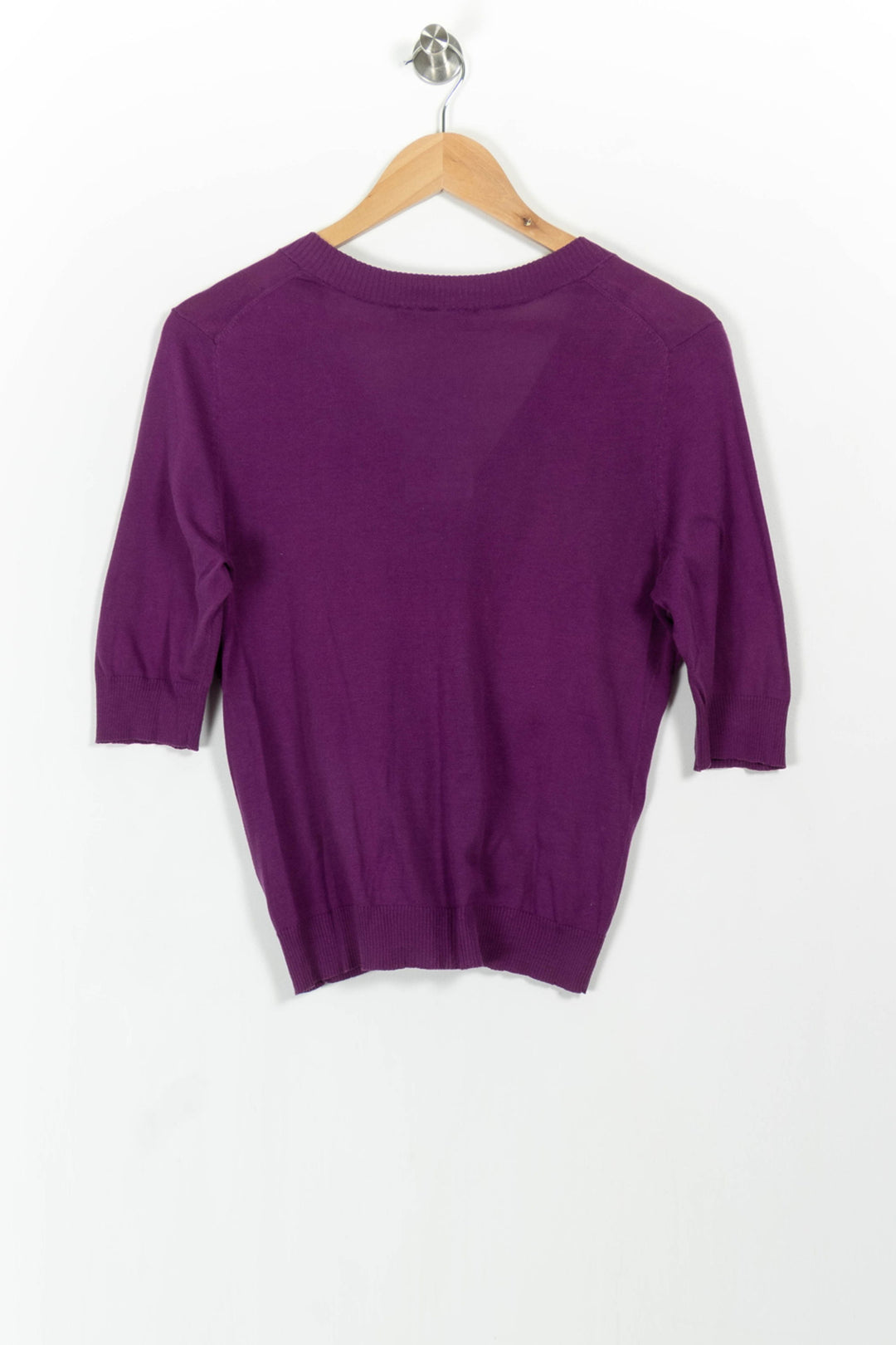 Cardigan Violet - Taille M/38 de la marque Gerard Darel | PARAD103378 - Vendu par Paradigme - Image 4