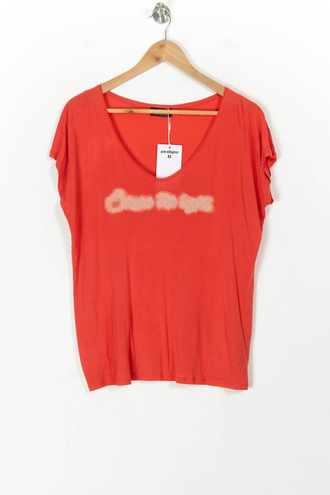 Tee-shirt Rouge - Taille XXL/44 de la marque One Step | PARAD103380 - Vendu par Paradigme - Image 2