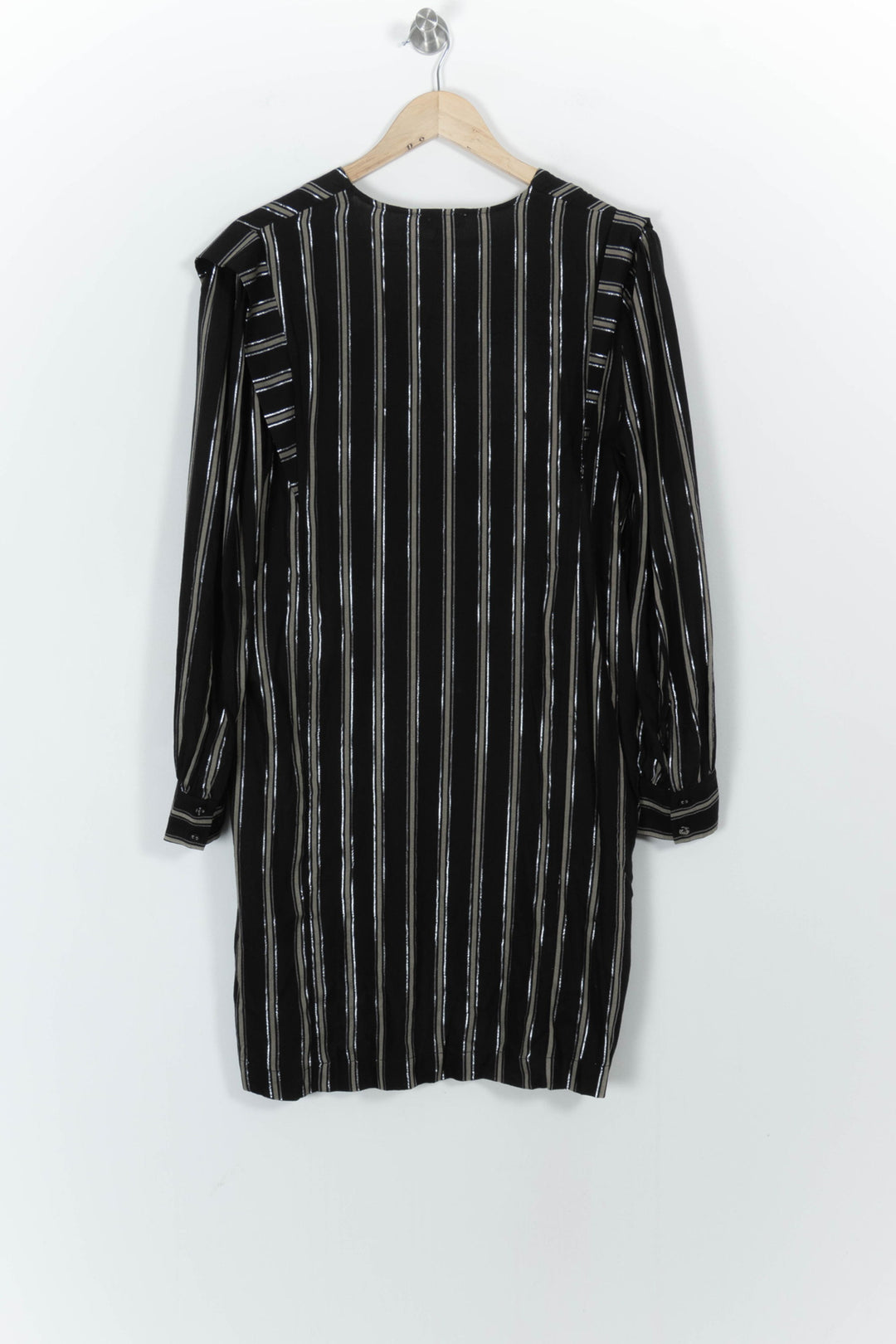 Robe Chemise Noire et Blanche - Taille M/38 de la marque Suncoo | PARAD103383 - Vendu par Paradigme - Image 4