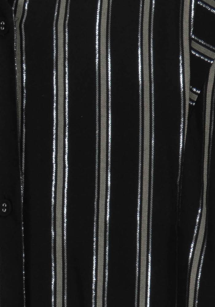 Robe Chemise Noire et Blanche - Taille M/38 de la marque Suncoo | PARAD103383 - Vendu par Paradigme - Image 3