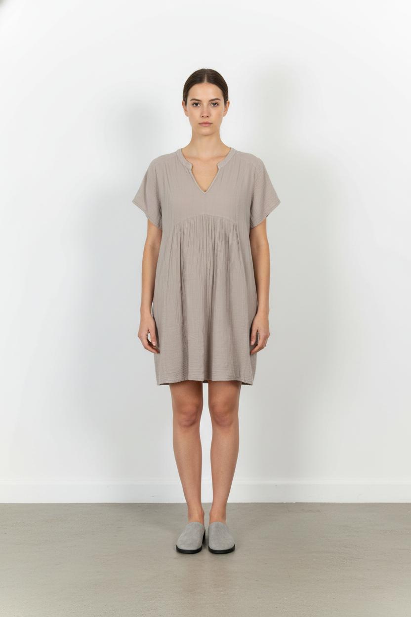 Robe Courte Beige - Taille M/38 de la marque Sud express | PARAD103384 - Vendu par Paradigme - Image 1