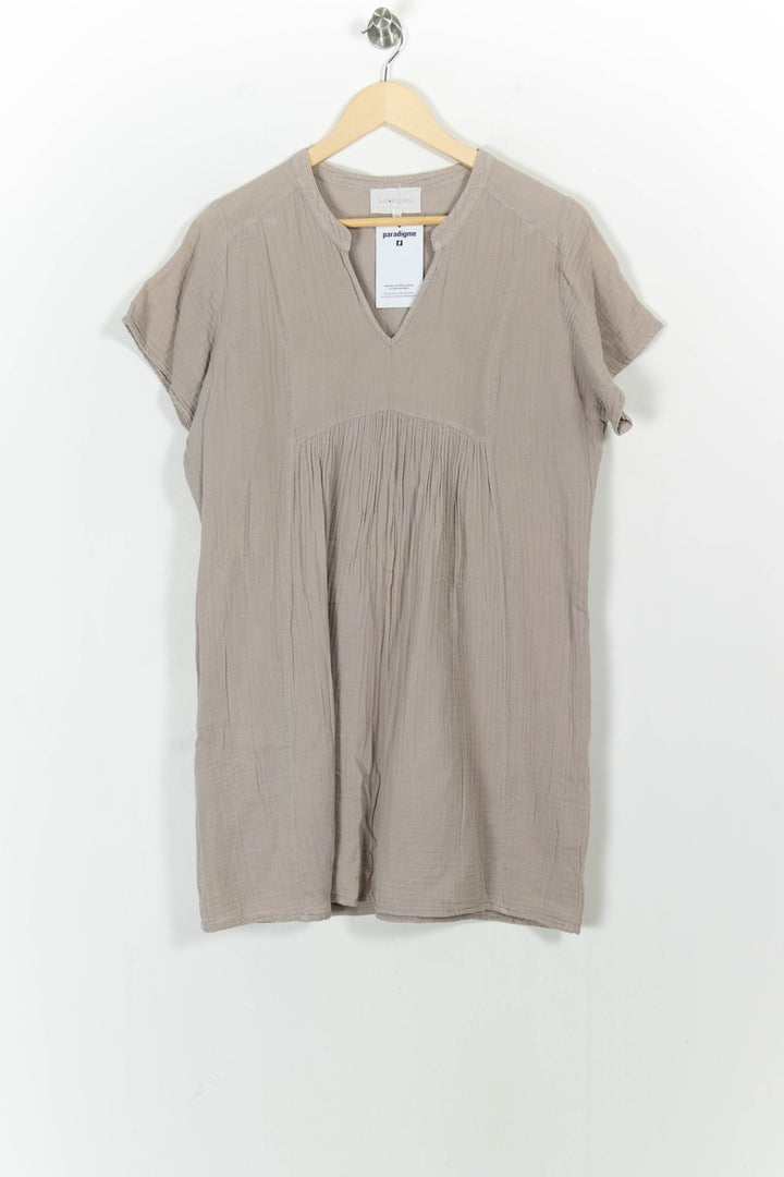 Robe Courte Beige - Taille M/38 de la marque Sud express | PARAD103384 - Vendu par Paradigme - Image 2