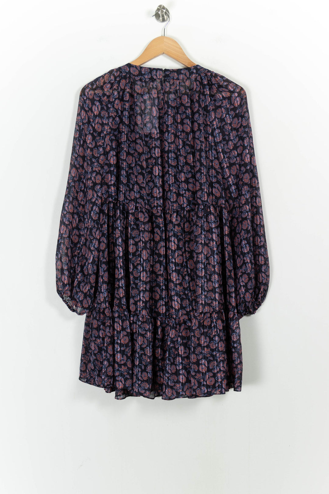 Robe Courte Violette et Noire - Taille L/40 de la marque Comptoir des Cotonniers | PARAD103385 - Vendu par Paradigme - Image 4