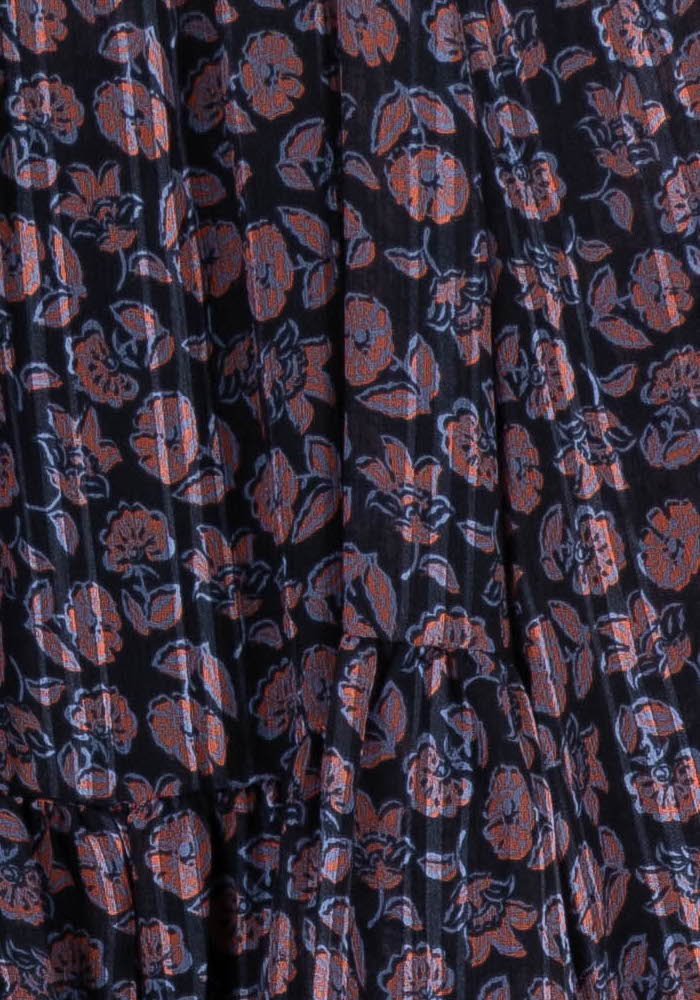 Robe Courte Violette et Noire - Taille L/40 de la marque Comptoir des Cotonniers | PARAD103385 - Vendu par Paradigme - Image 3