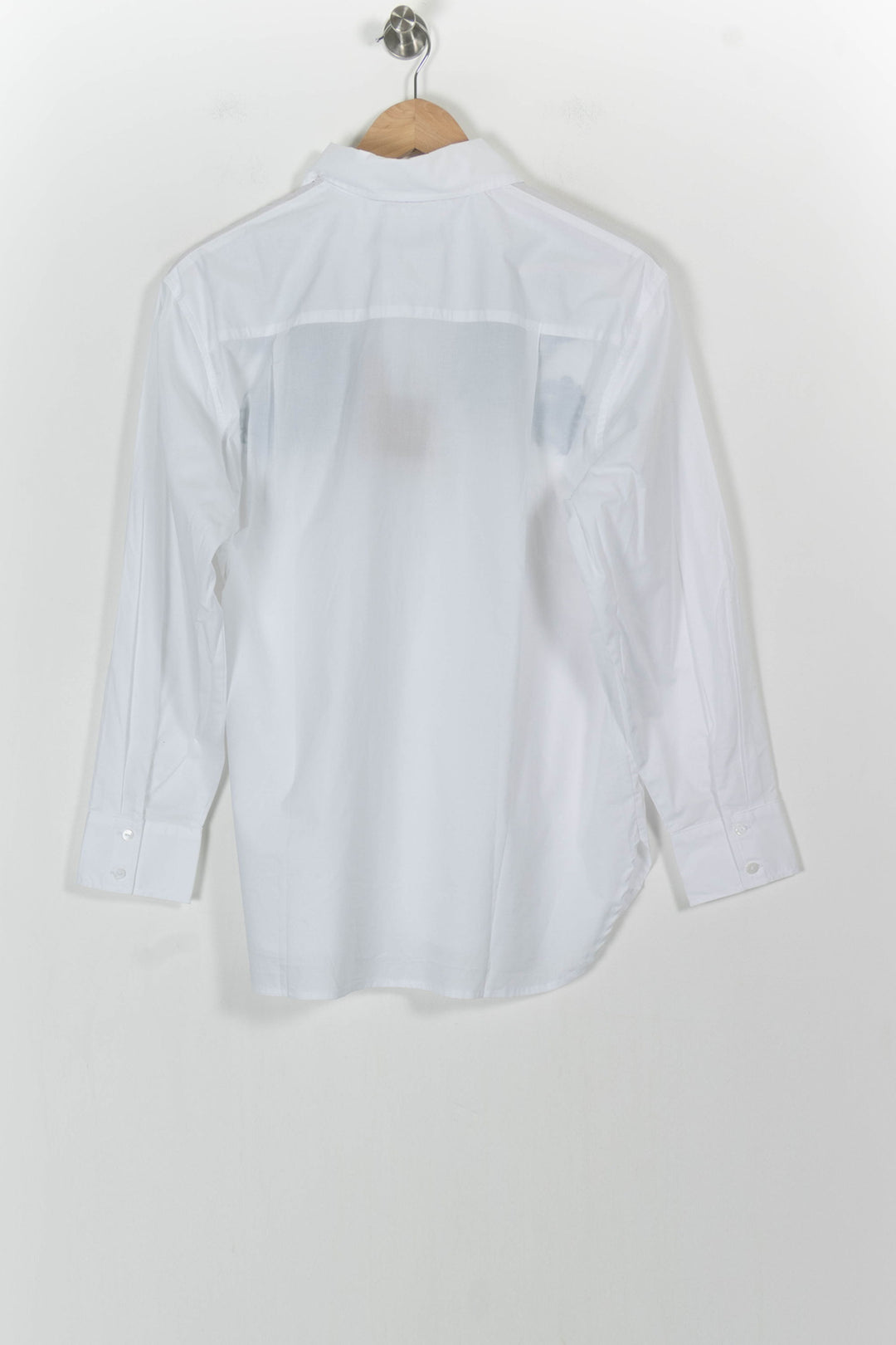 Chemisier Blanc et Vert - Taille M/38 de la marque La Fée Maraboutée | PARAD103387 - Vendu par Paradigme - Image 4