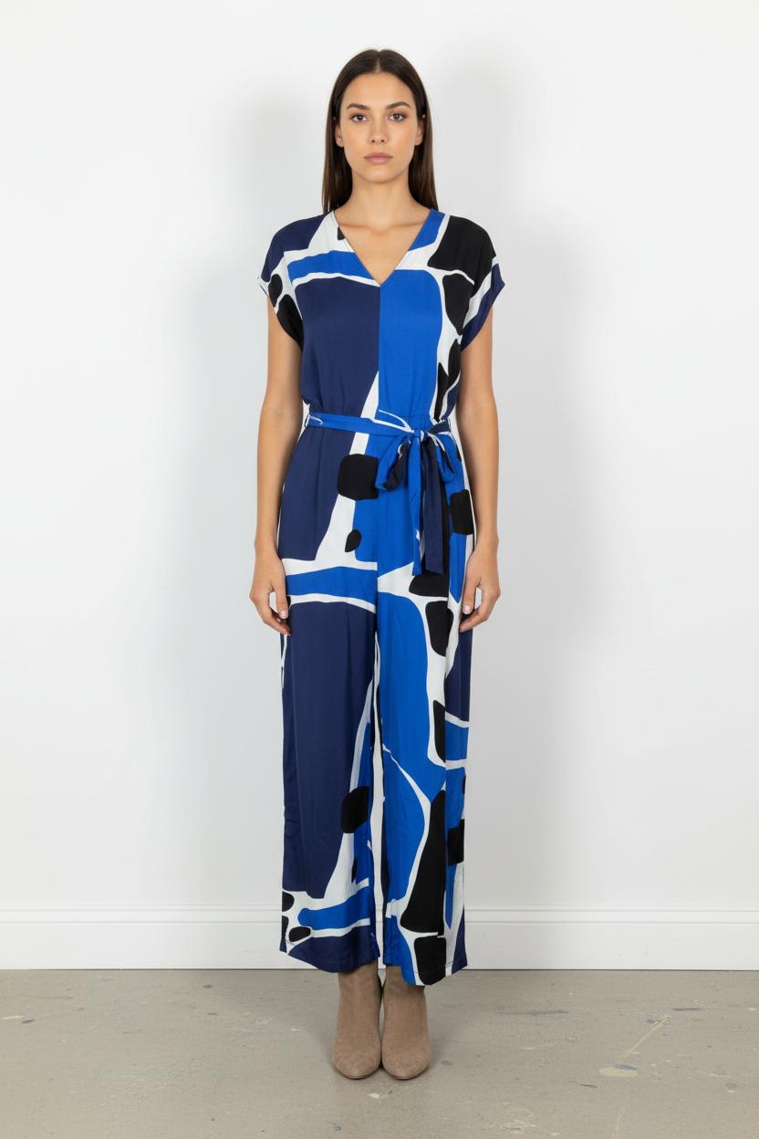 Combinaison Bleue et Noire - Taille M/38 de la marque La Fée Maraboutée | PARAD103388 - Vendu par Paradigme - Image 1