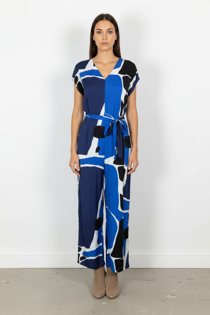 Combinaison Bleue et Noire - Taille M/38 de la marque La Fée Maraboutée | PARAD103388 - Vendu par Paradigme - Image 1