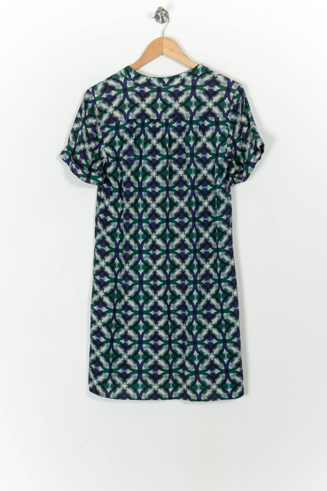 Robe Bleu et Vert - Taille M/38 de la marque La Fée Maraboutée | PARAD103391 - Vendu par Paradigme - Image 4
