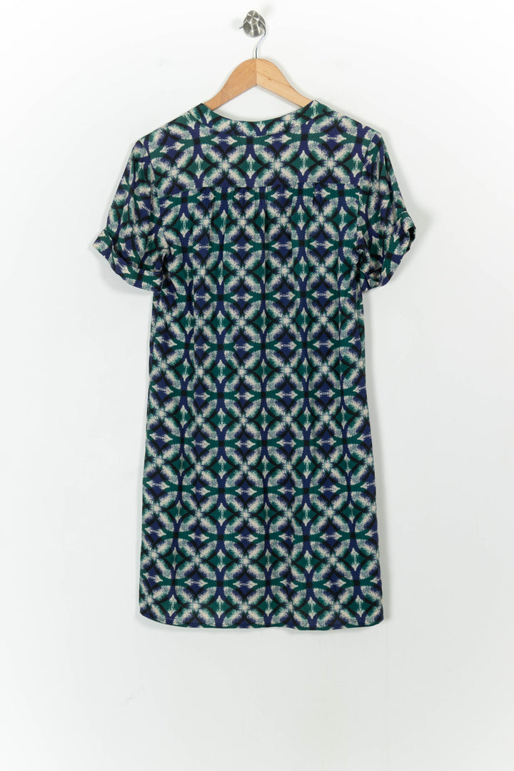 Robe Bleu et Vert - Taille M/38 de la marque La Fée Maraboutée | PARAD103391 - Vendu par Paradigme - Image 4