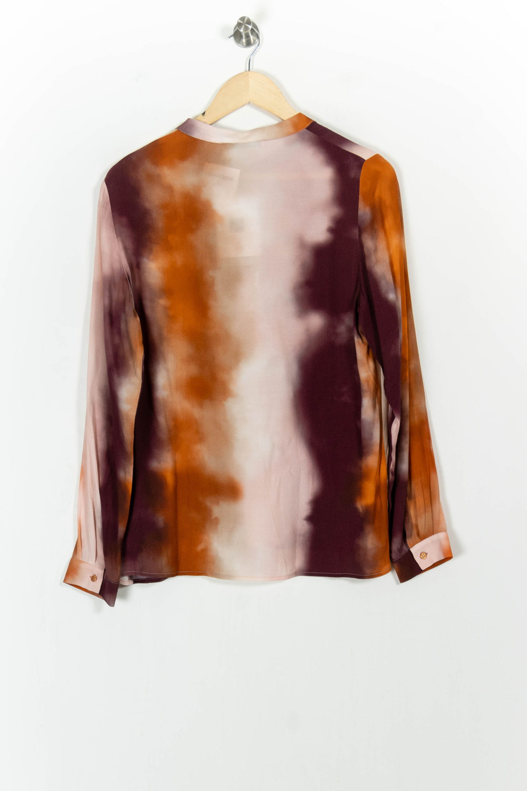 Chemisier Marron et Orange - Taille L/40 de la marque La Fée Maraboutée | PARAD103392 - Vendu par Paradigme - Image 4