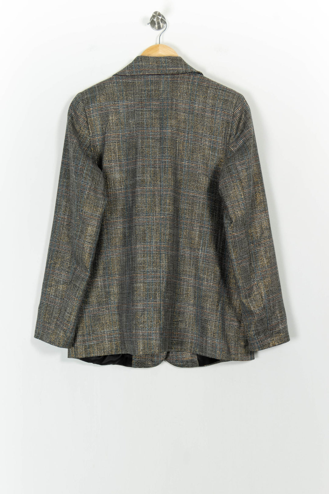 Blazer Beige et Gris - Taille L/40 de la marque La Fée Maraboutée | PARAD103395 - Vendu par Paradigme - Image 4